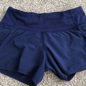 navy blue lululemon shorts!